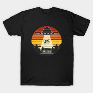 Drummer Funny Drums Percussionist UFO T-Shirt